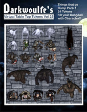 Load image into Gallery viewer, Darkwoulfe's Virtual Tabletop(VTT) Token Pack Vol25 - Things That Go Bump Pack 1
