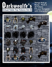 Load image into Gallery viewer, Darkwoulfe's Virtual Tabletop(VTT) Token Pack Vol26 - Things That Go Bump Pack 2