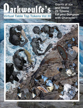 Load image into Gallery viewer, Darkwoulfe's Virtual Tabletop(VTT) Token Pack Vol30 - Giants of Ice and Stone