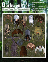 Load image into Gallery viewer, Darkwoulfe's Virtual Tabletop(VTT) Token Pack Vol32 - Wardens of the Wild