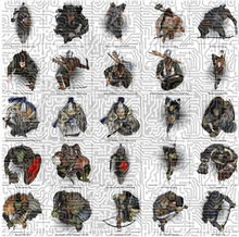 Load image into Gallery viewer, Darkwoulfe's Virtual Tabletop(VTT) Token Pack 20: Orcs vs Eldaryn