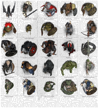 Load image into Gallery viewer, Darkwoulfe's Virtual Tabletop(VTT) Virtual Tabletop(VTT) Token Pack Vol24 - Beast of the Bogs