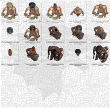 Load image into Gallery viewer, Darkwoulfe's Virtual Tabletop(VTT) Token Pack Vol36 - Inhabitants of the Forgotten World