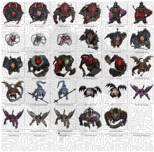 Load image into Gallery viewer, Darkwoulfe's Virtual Tabletop(VTT) Token Pack Vol40 - Devils of the 9 Hells - Pack 2