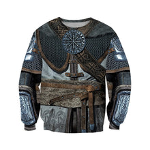 Load image into Gallery viewer, Viking Armor - Tattoo 3D All Over Printed Men hoodies Harajuku Fashion hooded Sweatshirt Unisex Casual jacket Zip Hoodie WJ002