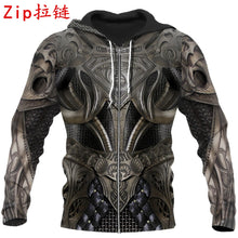 Load image into Gallery viewer, Beautiful Medieval Knight Armor 3D Printed Mens Hoodies Unisex Fashion Sweatshirt Harajuku Style Jacket DY160
