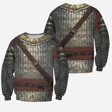 Load image into Gallery viewer, 3D Printed Chainmail Knight Medieval Armor Men Hoodie Harajuku Fashion Hooded Sweatshirt Unisex Jacket Cosplay hoodies QS-003