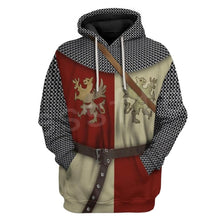 Load image into Gallery viewer, Tessffel Knight Templar Costume Armor Pullover NewFashion Harajuku Streetwear 3DPrint Unisex Zipper/Hoodies/Sweatshirt/Jacket 11