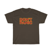 Load image into Gallery viewer, Dont Panic S / Dark Chocolate T-Shirt