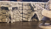 Load image into Gallery viewer, Female Prisoner Shackled To A Bar 28Mm Miniature