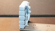 Load image into Gallery viewer, Half-Orc Female Prisoner On A St. Andrews Cross Wall Mounted 28Mm Miniature