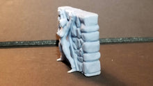 Load image into Gallery viewer, Half-Orc Female Prisoner On A St. Andrews Cross Wall Mounted 28Mm Miniature