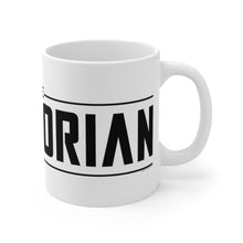 Load image into Gallery viewer, The Dadalorian 11Oz White Mug Black Lettering