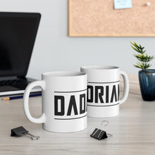 Load image into Gallery viewer, The Dadalorian 11Oz White Mug Black Lettering