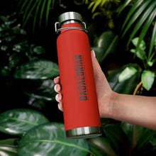 Load image into Gallery viewer, The Dadalorian 22Oz Vacuum Insulated Bottle Black Lettering Mug