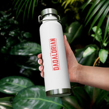 Load image into Gallery viewer, The Dadalorian 22Oz Vacuum Insulated Bottle Red Lettering Mug