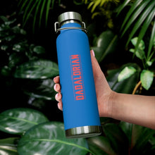 Load image into Gallery viewer, The Dadalorian 22Oz Vacuum Insulated Bottle Red Lettering Mug