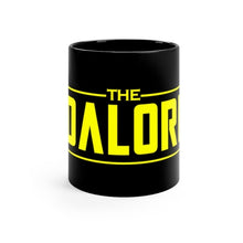 Load image into Gallery viewer, The Dadalorian Black 11Oz Mug Yellow Lettering