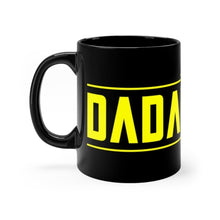 Load image into Gallery viewer, The Dadalorian Black 11Oz Mug Yellow Lettering