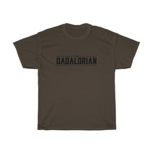Load image into Gallery viewer, The Dadalorian - Black Lettering S / Dark Chocolate T-Shirt
