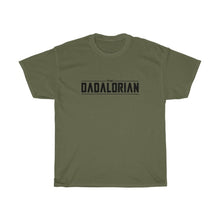Load image into Gallery viewer, The Dadalorian - Black Lettering S / Military Green T-Shirt