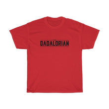 Load image into Gallery viewer, The Dadalorian - Black Lettering S / Red T-Shirt