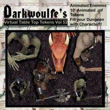 Load image into Gallery viewer, Darkwoulfe&#39;s Token Pack Vol52 - Animated Enemies - Pack 1
