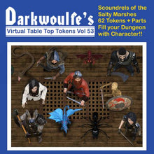 Load image into Gallery viewer, Darkwoulfe&#39;s Token Pack Vol53 - Scoundrels of Saltmarsh - 1
