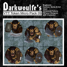 Load image into Gallery viewer, Darkwoulfe's Virtual Tabletop(VTT) Token Micro Pack Vol9 - Bugbears
