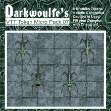 Load image into Gallery viewer, Darkwoulfe's Virtual Tabletop(VTT) Token Micro Pack Vol08 - Kruthik
