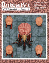 Load image into Gallery viewer, Darkwoulfe's Virtual Tabletop(VTT) Token Micro Pack Vol10 - Brains
