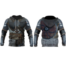 Load image into Gallery viewer, Viking Armor - Tattoo 3D All Over Printed Men hoodies Harajuku Fashion hooded Sweatshirt Unisex Casual jacket Zip Hoodie WJ002
