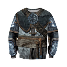 Load image into Gallery viewer, Viking Armor - Tattoo 3D All Over Printed Men hoodies Harajuku Fashion hooded Sweatshirt Unisex Casual jacket Zip Hoodie WJ002
