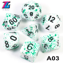 Load image into Gallery viewer, Polyhedral Dice TRPG DND Games 7Pcs/Set D4 D6 D8 D10 D12 D20 Multi Sides for Board Game
