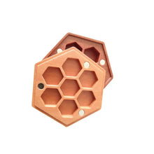 Load image into Gallery viewer, MINI PLANET Dice Wooden Box DND Dice Box Polyhedral Dice Storage Box Tray Hexagonal Round Square Dice Box Drop Shipping Dice box
