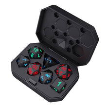 Load image into Gallery viewer, 7pcs/set Electronic Dice LED D4-D20 Glow LED Cubes 7pcs/set Electronic Dice Dice LED D4-D20 Glow LED Cubes
