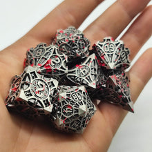 Load image into Gallery viewer, Articifer 7PCs Metal Dnd Dice Set Solid Polyhedral D&amp;D Dice DND For Role Playing Game MTG Rpg Rol Pathfinder Board Games
