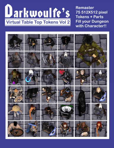 Darkwoulfes Token Pack Vol 2- Remastered At 512X512 Pixels + More!