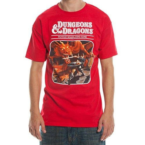 Dungeons And Dragons Third Edition T-Shirt-Small Red / Small