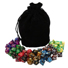 Load image into Gallery viewer, Hot 49Pcs Polyhedral Dice Dnd Double Colors With Pouch For Dungeons And Dragons Dnd Rpg Mtg Games D4
