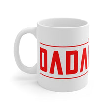 Load image into Gallery viewer, The Dadalorian 11Oz White Mug Red Lettering
