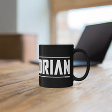 Load image into Gallery viewer, The Dadalorian Black 11Oz Mug White Lettering
