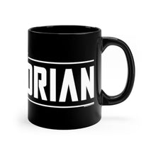 Load image into Gallery viewer, The Dadalorian Black 11Oz Mug White Lettering
