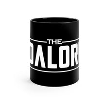 Load image into Gallery viewer, The Dadalorian Black 11Oz Mug White Lettering
