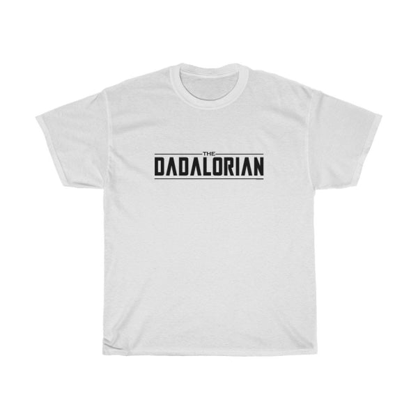 The Dadalorian - Black Lettering L / White T-Shirt