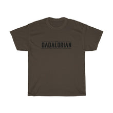 Load image into Gallery viewer, The Dadalorian - Black Lettering S / Dark Chocolate T-Shirt
