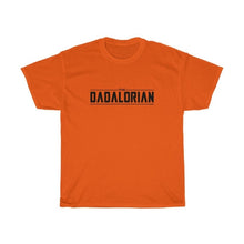 Load image into Gallery viewer, The Dadalorian - Black Lettering S / Orange T-Shirt
