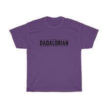 Load image into Gallery viewer, The Dadalorian - Black Lettering S / Purple T-Shirt
