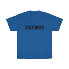 Load image into Gallery viewer, The Dadalorian - Black Lettering S / Royal T-Shirt
